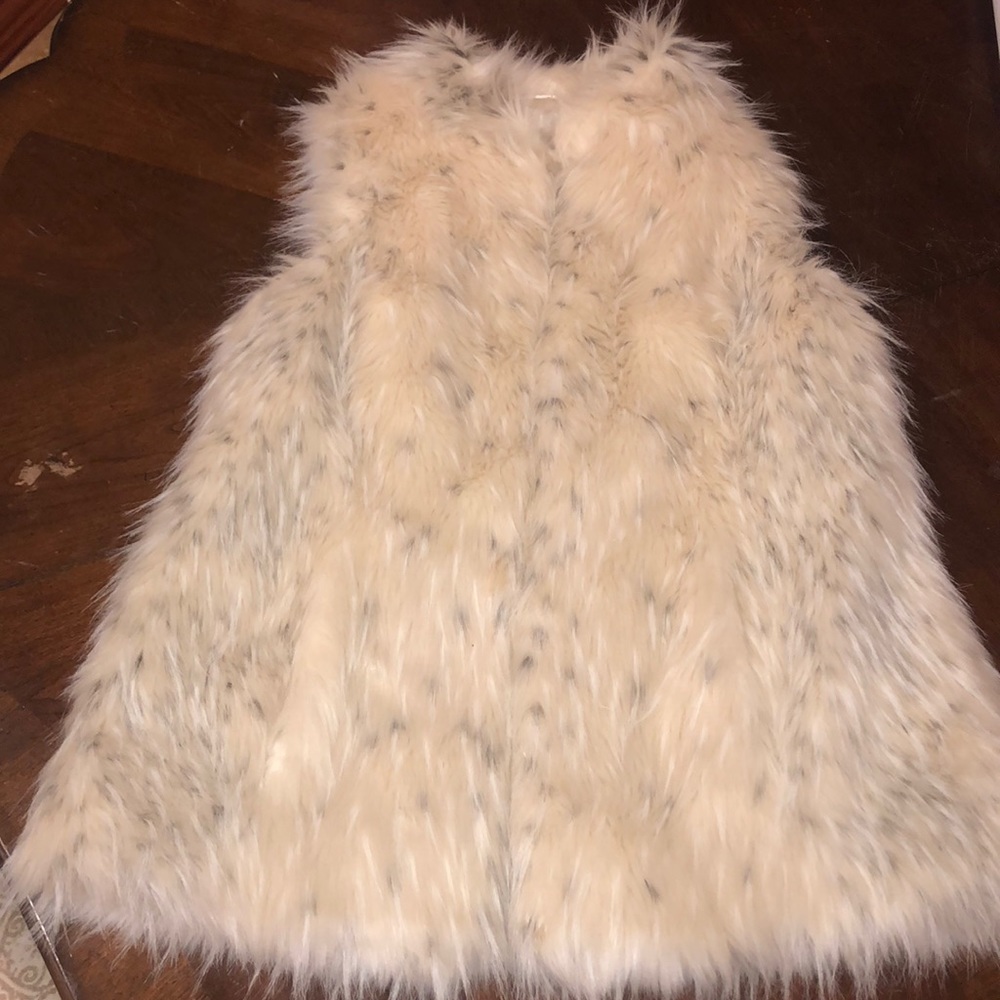 Rachel Zoe faux fur vest